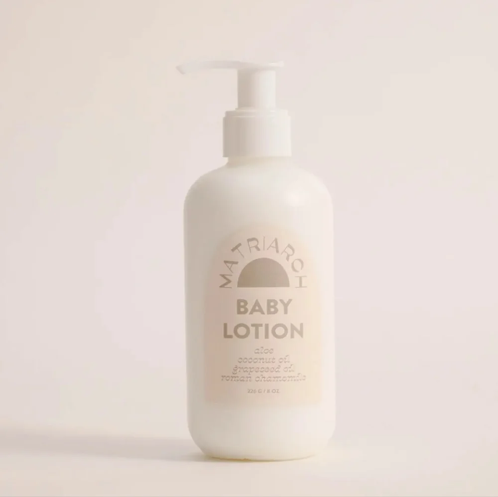 Matriarch Baby Lotion Aloe Coconut Oil Grapeseed Oil Roman Chamomile Vegan New